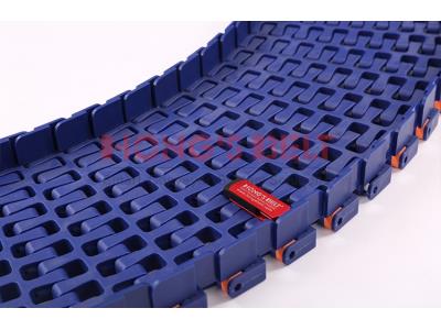 HONGSBELT HS-300B-HD Flush grid modular plastic conveyor belt for package industry