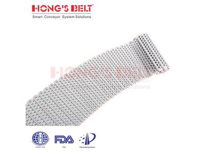 HONGSBELT HS-300B Flush grid modular plastic conveyor belt for food industry