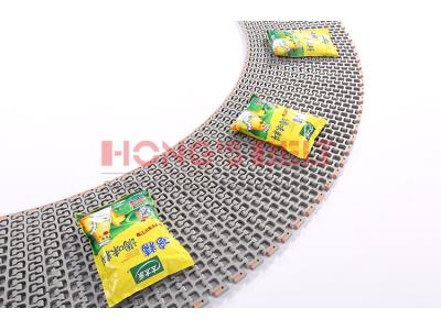 HONGSBELT HS-300B Flush grid modular plastic conveyor belt for food industry