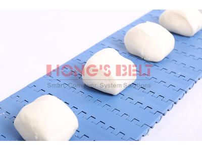 HONGSBELT HS-200A-HD Flat top modular plastic conveyor belt for meat processing