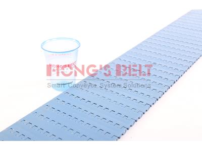 HONGSBELT HS-200A-HD Flat top modular plastic conveyor belt for meat processing