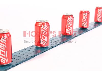 HONGSBELT HS-F1000-85A 85mm Flat top  modular plastic conveyor belt for beverage industry