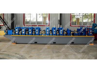 Tube mill production line with HF welding