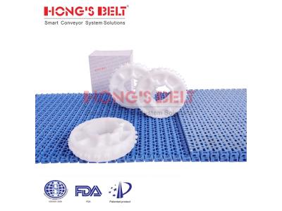 HONGSBELT HS-1100B-N-EL modular plastic conveyor belt for food industry