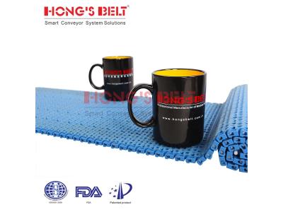 HONGSBELT HS-1100B-N-EL modular plastic conveyor belt for food industry