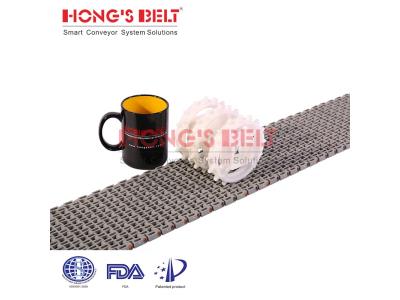 HONGSBELT HS-2500D modular plastic conveyor belt  for bakery