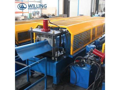 Ridge cap roll forming machine