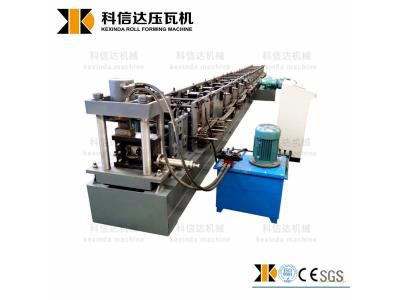 Supermarket Shelves Making Machine / Automatic Metal Storage Racks Roll Forming Machine