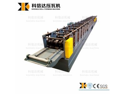 Supermarket Shelves Making Machine / Automatic Metal Storage Racks Roll Forming Machine