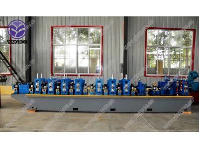 Tube mill production line with HF welding