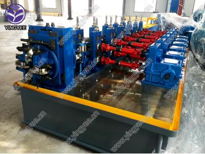 Tube mill production line with HF welding