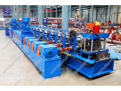 2 waves guardrail roll forming machine