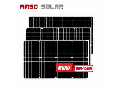 small size customized mono solar panel 10w-150w