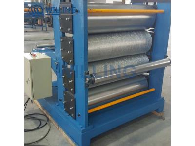 steel sheet metal plate embossing film making machine