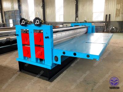 Transverse thin corrugated sheet forming machine