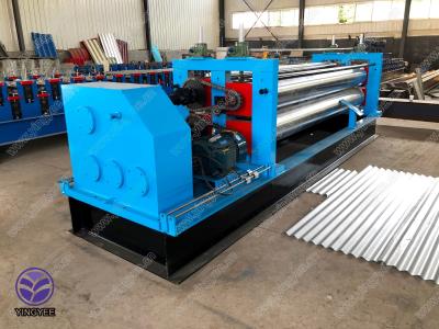 Transverse thin corrugated sheet forming machine 