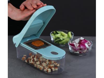 National Quick Push 2 in 1 Smart Salad Food like Carrot Onion Chopper as Seen on TV 