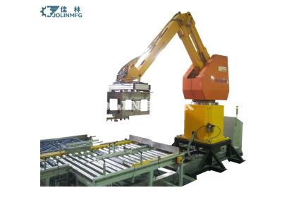 Automated tin can box robot palletizer packing machine robotic palletizing processing line