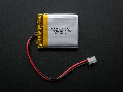 PKCELL Lp503035 500mAh 3.7V Li-poylmer battery for speaker