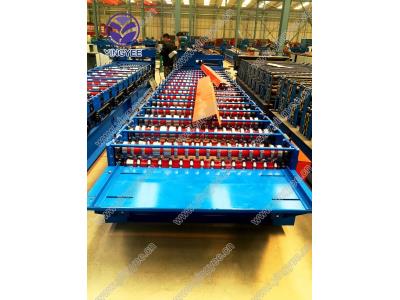 Corrugated roof sheet roll forming machine