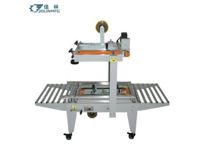 Semi-auto top and bottom belts driven carton box sides sealer case tape sealing machines t