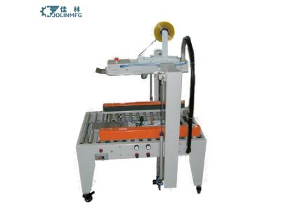 Semi-auto top and bottom belts driven carton box sides sealer case tape sealing machines t