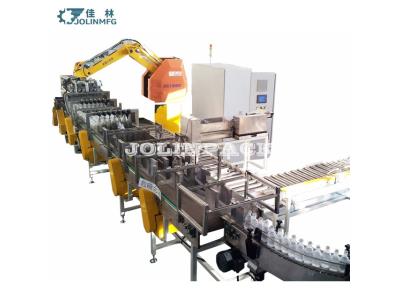 Full Automatic High Speed Bottled Water Filling Production Line Usage Robot Palletizer