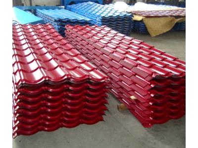 steel sheets metal roofing tile machine