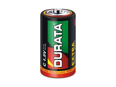 Durata R14 C Size Extra Heavy Duty Zinc Carbon Dry Cell Battery