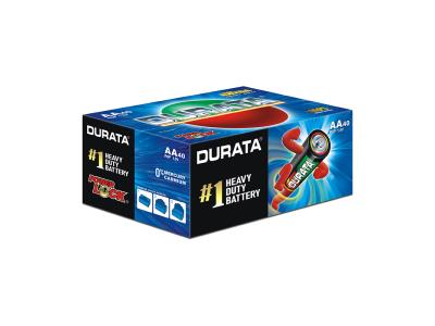 Durata R6 AA Size Extra Heavy Duty Zinc Carbon Dry Cell Battery
