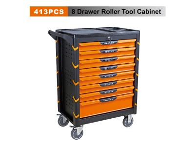 413PCS  8 Drawer Roller Tool Cabinet