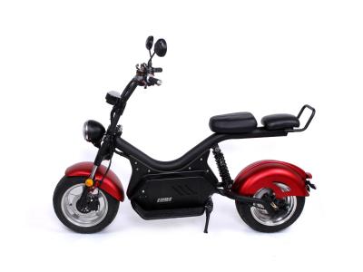 2020 Hot Sale Leather Double Seats Portable Electric Kick Motorbike with 2000W Motor