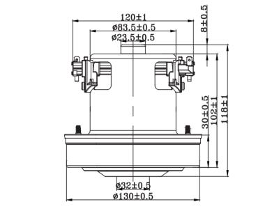 VACUUM CLEANER MOTOR HWX-CG08