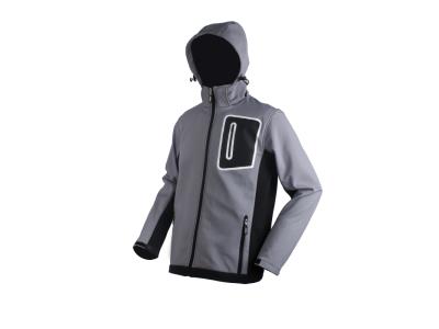 High Quality Windproof and Waterproof Softshell Jacket with 3 Layer