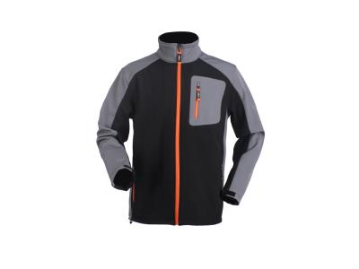 New Style Black+Gery Outdoor Softshell Jacket with Multi Pocket