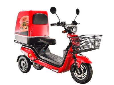 Electric Tricycle Scooter Motorcycle with Dual Motor for Delivery (D2D) EEC E-MARK 500W 10
