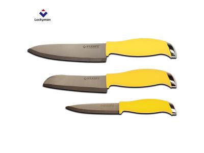Luckyman kitchen ceramic knife set 4