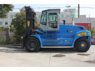 16 Ton Diesel Heavy Forklift Truck Color Blue