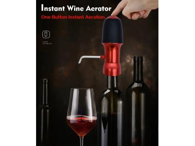 Luckyman Fashion Electric Wine Decanter Instant Wine Aerator Dispenser Pump