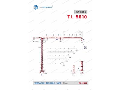 TL5610 TOPLESS TOWER CRANE