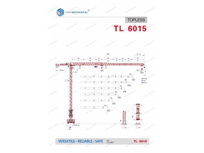 TL6015 TOPLESS TOWER CRANE