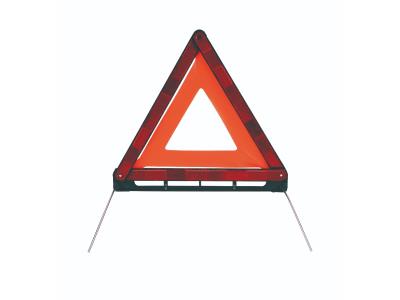 roadway safety car warning reflector triangle auto red road traffic triangle