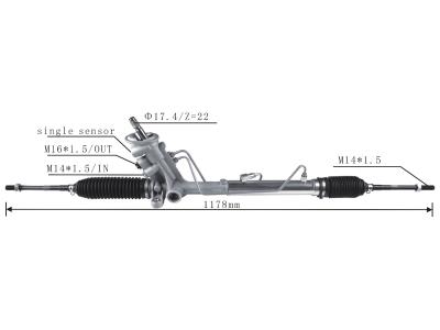 Steering Rack for VW Polo Single Sensor/Skoda Fabia