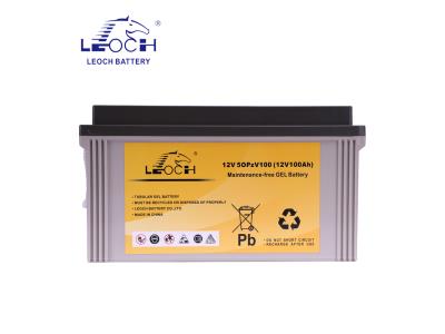Leoch Tubular Gel battery 12V5OPzV100