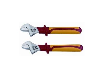 Insulated Steel Adjustable Wrench  (VDE)