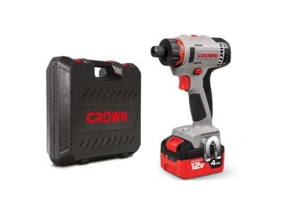 CROWN 12V Cordless Screwdriver 1/4 Inch Multi-function Power Tools CT21081HB-4 BMC