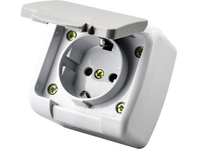 Sirode European surface mounted 8005E series wall switch and socket ip54