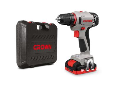 CROWN 16V Cordless Drill/Driver 2AH Lithium-ion Power Tools CT21082H-2 BMC