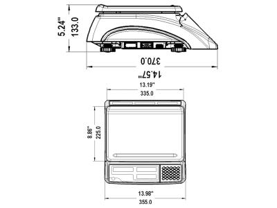 EHC-PF Price Computing Scale (Cap: 6kgx2g-50kgx20g)