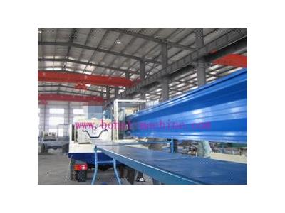 Arch curving sheet roll forming machine